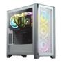 Imagem de Gabinete corsair 4000d airflow lateral de vidro atx branco cc-9011201-ww