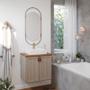 Imagem de Gabinete de Banheiro Alure  60 com espelho Lumini Cappuccino/Freijo - MGM