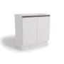 Imagem de Gabinete de Cozinha Modulado Balcão Maxxi G744 2 Portas s/ Tampo 80cm Polipropileno Branco - Kappesberg