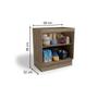 Imagem de Gabinete de Cozinha Modulado Balcão Maxxi G744 2 Portas s/ Tampo 80cm Polipropileno Branco - Kappesberg