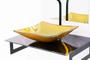 Imagem de Gabinete de vidro 50cm para banheiro chipre mármore  preto dourado