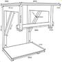 Imagem de Gabinete de Vidro 60cm Inox com Cuba Quadrada Verde