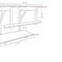 Imagem de Gabinete de Vidro 70cm Inox com Cuba Retangular