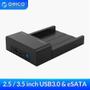 Imagem de Gabinete Externo HDD/SSD SATA para USB - Suporta até 8TB (2.5" e 3.5")