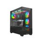 Imagem de Gabinete Galax Saturno Dark Black M-Atx Frente Vidro Sem Fan