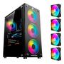 Imagem de Gabinete Gamer 4 Fans Inclusas RGB ATX Fonte em baixo