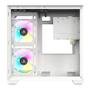 Imagem de Gabinete Gamer Acegeek Gimli, Rainbow, Mid-Tower, Lateral de Vidro, Com 3 Fans, Branco, AG-GIMLI-WH-3F
