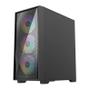 Imagem de Gabinete Gamer Acegeek Striker A411 Mesh, Mid-Tower, Lateral de Vidro, Preto, AG-STRIKER-A411-BK