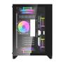 Imagem de Gabinete Gamer Aigo C270, Mini-Tower, Lateral de Vidro, Preto, C270-BK