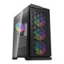 Imagem de Gabinete Gamer Aigo Darkflash DK361, RGB,  Mid-Tower, Lateral De Vidro, Com 4 Fans, Preto, DK361-BK