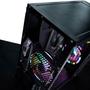 Imagem de Gabinete Gamer Alligator Shop YACARE RGB MID Tower Lateral em Vidro com 3 Fans Preto ALSGB-YCR-RGB
