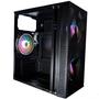Imagem de Gabinete Gamer Alligator Shop YACARE RGB MID Tower Lateral em Vidro com 3 Fans Preto ALSGB-YCR-RGB