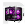 Gabinete Gamer Aquário HAYOM com 4 fans Inclusas MICRO ATX / MINI ATX Imagem de Gabinete Gamer Aquário HAYOM com 4 fans Inclusas MICRO ATX / MINI ATX