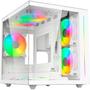 Imagem de Gabinete Gamer Aquarius C3Tech MT-G810 Sem Fans Branco