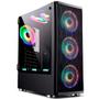 Imagem de Gabinete Gamer Bluecase BG-025 - Lateral em Vidro Temperado - USB 3.0 - Mid Tower