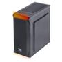 Imagem de Gabinete Gamer Borealis Com Janela Acrílica Com Dobradiça Preto Frontal Com Fita Led Rgb