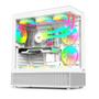 Imagem de Gabinete Gamer C3-Tech Aquarius MT-G850WH, Mid Tower ATX, Lateral e Frontal em Vidro Temperado, Branco - MT-G850WH