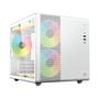 Gabinete Gamer C3Tech Gaming Aquarius MT-G710WH, Mini Tower, Micro ATX, Lateral em Vidro Temperado, Sem FANs, Branco - MT-G710WH Imagem de Gabinete Gamer C3Tech Gaming Aquarius MT-G710WH, Mini Tower, Micro ATX, Lateral em Vidro Temperado, Sem FANs, Branco - MT-G710WH