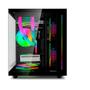Gabinete Gamer C3Tech Gaming Aquarius MT-G810BK, Mini Tower, Micro ATX, Lateral em Vidro Temperado, Sem FANs, Preto - MT-G810BK Imagem de Gabinete Gamer C3Tech Gaming Aquarius MT-G810BK, Mini Tower, Micro ATX, Lateral em Vidro Temperado, Sem FANs, Preto - MT-G810BK