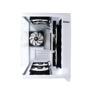 Imagem de Gabinete Gamer Cubo Branco Aqua White Lateral Frente Vidro