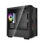 Imagem de Gabinete Gamer Deepcool CC360 BK ARGB Micro ATX 3 Fans Preto