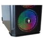 Imagem de Gabinete Gamer Evolut Mesh Com 3 Fans Rgb Vidro Preto Eg812