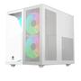 Imagem de Gabinete gamer evolut mizu eg820 white c/ 3 fan rgb