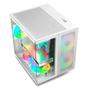 Imagem de Gabinete gamer evolut mizu eg820 white c/ 3 fan rgb