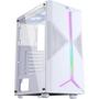 Imagem de Gabinete Gamer Fortrek Holt Branco RGB Estilo e Desempenho Suporta Cooler de até 154mm