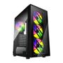 Imagem de Gabinete Gamer FSP CMT192 RGB 4 Fans S/Fonte MidTower ATX Preto - CMT192