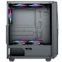 Imagem de Gabinete Gamer Gamemax Revolt, Vidro Temperado, 3x Fans ARGB, Preto