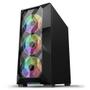 Gabinete Gamer Hayom 3 Fans S/Fonte MidTower RGB ATX Vidro Temperado Preto - GB1710 Imagem de Gabinete Gamer Hayom 3 Fans S/Fonte MidTower RGB ATX Vidro Temperado Preto - GB1710