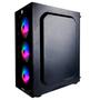 Imagem de Gabinete Gamer Hayom GB1749, Mid Tower, RGB, ATX, Lateral e Frontal em Vidro Temperad, 4x Cooler RGB