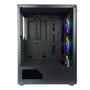 Gabinete Gamer HAYOM GB1769, Mid Tower, Lateral em Vidro, 3X Fans, Preto - GB.17.10.69 Imagem de Gabinete Gamer HAYOM GB1769, Mid Tower, Lateral em Vidro, 3X Fans, Preto - GB.17.10.69