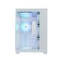 Imagem de Gabinete Gamer Husky Dome 900, Mid Tower, Iluminação ARGB, ATX, Lateral e Frontal em Vidro, 10x Cooler Fan ARGB, Branco - HGN900BR
