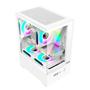 Imagem de Gabinete Gamer Hyrax HGB310, Mini Tower, M-ATX, Frontal e Lateral em Vidro Temperado, Sem FANs, Branco - HGB310W