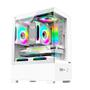 Imagem de Gabinete Gamer Hyrax HGB310, Mini Tower, M-ATX, Frontal e Lateral em Vidro Temperado, Sem FANs, Branco - HGB310W
