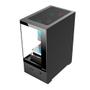 Gabinete Gamer Hyrax HGB310, Mini Tower, M-ATX, Frontal e Lateral em Vidro Temperado, Sem FANs, Preto - HGB310B Imagem de Gabinete Gamer Hyrax HGB310, Mini Tower, M-ATX, Frontal e Lateral em Vidro Temperado, Sem FANs, Preto - HGB310B