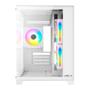 Imagem de Gabinete Gamer Hyrax HGB705, Mini Tower, Frontal e Lateral em Vidro, Sem FANs, Branco - HGB705W