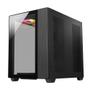 Imagem de Gabinete Gamer Hyrax HGB720, Mid Tower, ATX, Frontal e Lateral Em Vidro Temperado, Sem FANs, Preto