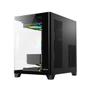 Imagem de Gabinete Gamer Hyrax HGB750, Mini Tower, M-ATX, Frontal e Lateral em Vidro Temperado, Sem FANs, Preto - HGB750B