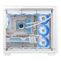 Imagem de Gabinete gamer hyrax tower atx, lateral e frontal em vidro temperado,s/cooler, branco -hgb720w