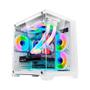 Imagem de Gabinete Gamer K-Mex Space Aqua White, Mid Tower, Sem Fonte, Sem Cooler - CG-W1KN