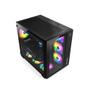 Imagem de Gabinete Gamer Liketec Cube Zeus V2 ATX 360m Vidro Temperado S/ Fan - Preto