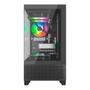 Imagem de Gabinete gamer liketec opera dark sky tower series matx frontal vidro sem fan