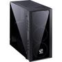 Imagem de Gabinete Gamer Mid Tower 3 Fans Led Frontal Verde Saturn SATPTVD3FCA PcYes Sem Fonte