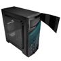 Imagem de Gabinete Gamer Mid Tower Lateral Acrílico 1 Fan Led RGB USB 3.0 Sem Fonte MT-G750BK C3TECH