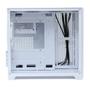 Imagem de Gabinete gamer mini tower 4 fan argb sem fonte liketec kirra snow lc-cb3x2-kirra-2040