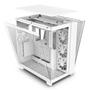 Imagem de Gabinete Gamer NZXT H9 FLOW Lateral Vidro TEMP. MINI-ITX/MICRO-ATX/ATX com 4 FANS Branco - CM