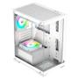 Gabinete Gamer Rise Mode Crystal Glass 01, Mid Tower, Lateral e Frontal em vidro, Sem FANs, Branco - RM-CA-CY-01-FW Imagem de Gabinete Gamer Rise Mode Crystal Glass 01, Mid Tower, Lateral e Frontal em vidro, Sem FANs, Branco - RM-CA-CY-01-FW